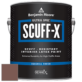 Benjamin Moore 485 Ultra Spec SCUFF-X Interior Eggshell Finish краска цвет 2101-30 Warm Brownie