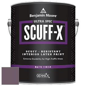 Benjamin Moore 484 Ultra Spec SCUFF-X Interior Matte Finish краска цвет AF-630 