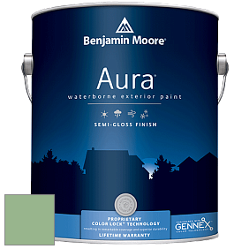 Benjamin Moore Aura 632 Waterborne Exterior Semi-Gloss Finish краска цвет 564 Gumdrop