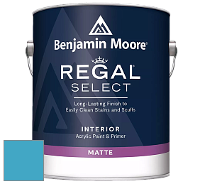 Benjamin Moore 548 IRegal Select Interior Paint - Matte краска цвет 2059-40 Yosemite Blue