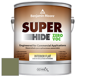 Benjamin Moore 355 Super Hide Zero Voc Interior Flat краска цвет RAL 6013 