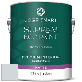 COLOR SMART CS 619 SUPREM ECO PAINT матовая краска цвет 1625 Blue Lace