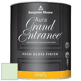 Benjamin Moore Aura 148 Grand Entrance High Gloss эмаль цвет 568 Parkside Dunes