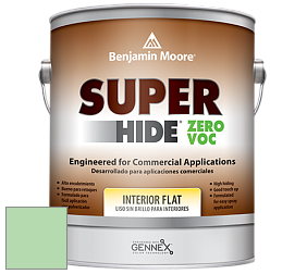 Benjamin Moore 355 Super Hide Zero Voc Interior Flat краска цвет 571 Lotus Flower