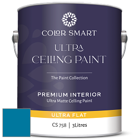 COLOR SMART CS 758 ULTRA CEILING PAINT ультраматовая краска цвет NCS S 3060-B 