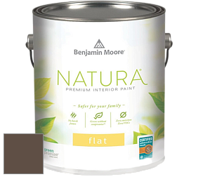 Benjamin Moore 512 Natura Interior Flat Finish матовая краска цвет 2108-10 Ferret Brown