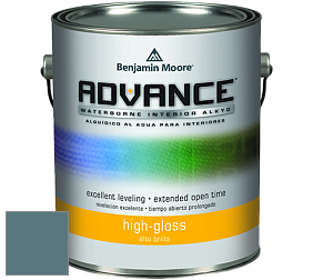 Benjamin Moore 794 Advance Interior Paint-High Gloss глянцевая алкидная эмаль цвет 720 Bella Blue