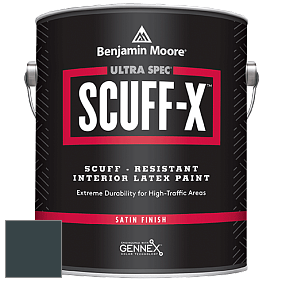 Benjamin Moore 486 Ultra Spec SCUFF-X Interior Satin Finish краска цвет RAL 7026 