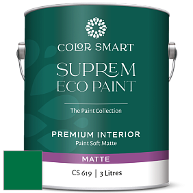 COLOR SMART CS 619 SUPREM ECO PAINT матовая краска цвет RAL 6029 