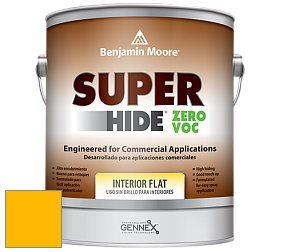 Benjamin Moore 355 Super Hide Zero Voc Interior Flat краска цвет 2021-20 Lemon