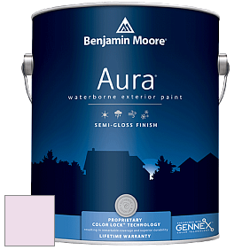 Benjamin Moore Aura 632 Waterborne Exterior Semi-Gloss Finish краска цвет 2075-70 Charming Pink