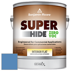 Benjamin Moore 355 Super Hide Zero Voc Interior Flat краска цвет 818 Watertown