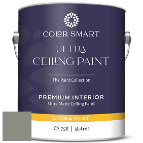 COLOR SMART CS 758 ULTRA CEILING PAINT ультраматовая краска цвет 2138-40 Carolina Gull