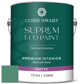 COLOR SMART CS 619 SUPREM ECO PAINT матовая краска цвет 601 Juniper Green