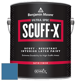 Benjamin Moore 486 Ultra Spec SCUFF-X Interior Satin Finish краска цвет 811 Old Glory
