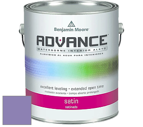 Benjamin Moore 792 Advance Interior Paint-Satin эмаль цвет 1398 Charmed Violet