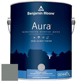 Benjamin Moore Aura 632 Waterborne Exterior Semi-Gloss Finish краска цвет 1567 Night Train