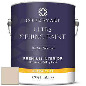COLOR SMART CS 758 ULTRA CEILING PAINT ультраматовая краска цвет 966 Natural Linen