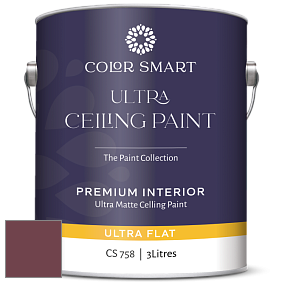 COLOR SMART CS 758 ULTRA CEILING PAINT ультраматовая краска цвет 2083-10 Raisin Torte