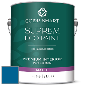 COLOR SMART CS 619 SUPREM ECO PAINT матовая краска цвет NCS S 3560-R90B 