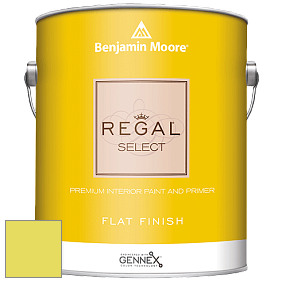 Benjamin Moore 547 Regal Select Waterborne Interior Flat Finish краска цвет 2025-40 Limelight