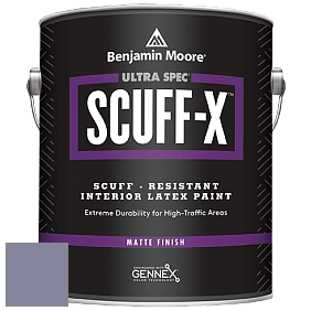 Benjamin Moore 484 Ultra Spec SCUFF-X Interior Matte Finish краска цвет NCS S 4020-R60B 
