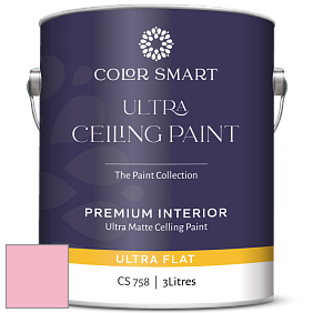 COLOR SMART CS 758 ULTRA CEILING PAINT ультраматовая краска цвет 1325 Pure Pink
