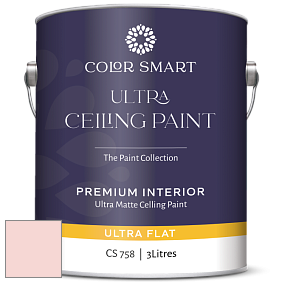 COLOR SMART CS 758 ULTRA CEILING PAINT ультраматовая краска цвет 889 Pacific Grove Pink