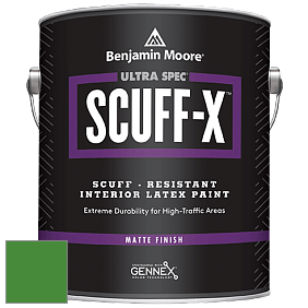 Benjamin Moore 484 Ultra Spec SCUFF-X Interior Matte Finish краска цвет 2033-10 Yellow Green