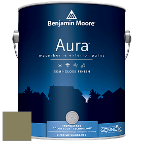 Benjamin Moore Aura 632 Waterborne Exterior Semi-Gloss Finish краска цвет 483 Home on the Range