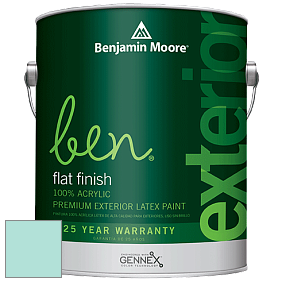 Benjamin Moore Ben 541 Waterborne Exterior Flat Finish краска цвет 660 Oceanfront