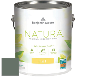 Benjamin Moore 512 Natura Interior Flat Finish матовая краска цвет NCS S 6010-G10Y 