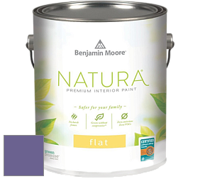 Benjamin Moore 512 Natura Interior Flat Finish матовая краска цвет NCS S 4040-R60B 