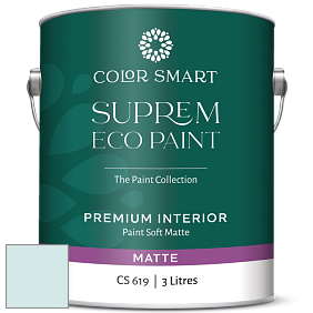 COLOR SMART CS 619 SUPREM ECO PAINT матовая краска цвет 2052-70 Ice Blue