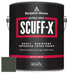 Benjamin Moore 486 Ultra Spec SCUFF-X Interior Satin Finish краска цвет NCS S 8010-G30Y 