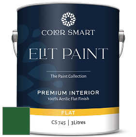 COLOR SMART CS 745 ELIT PAINT глубокоматовая моющаяся краска цвет RAL 6002 