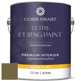 COLOR SMART CS 758 ULTRA CEILING PAINT ультраматовая краска цвет RAL 7008 