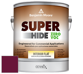 Benjamin Moore 355 Super Hide Zero Voc Interior Flat краска цвет RAL 4004 