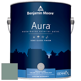 Benjamin Moore Aura 632 Waterborne Exterior Semi-Gloss Finish краска цвет 705 Sioux Falls