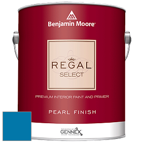 Benjamin Moore 550 Regal Select Waterborne Interior Pearl Finish краска цвет 791 Paddington Blue