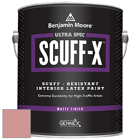 Benjamin Moore 484 Ultra Spec SCUFF-X Interior Matte Finish краска цвет 2090-50 Tender Pink