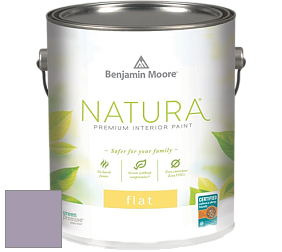 Benjamin Moore 512 Natura Interior Flat Finish матовая краска цвет 1383 Iris Bliss
