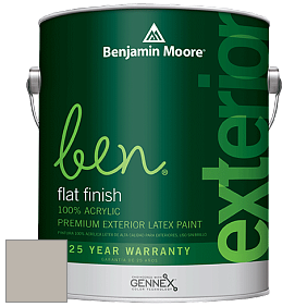 Benjamin Moore Ben 541 Waterborne Exterior Flat Finish краска цвет AF-685 