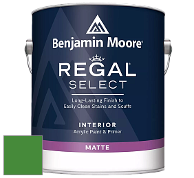 Benjamin Moore 548 IRegal Select Interior Paint - Matte краска цвет 2033-10 Yellow Green