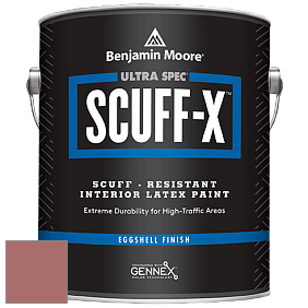 Benjamin Moore 485 Ultra Spec SCUFF-X Interior Eggshell Finish краска цвет 2091-40 Red River Clay