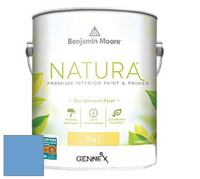 Benjamin Moore 514 Natura Interior Semi-Gloss Finish краска цвет 817 Brazilian Blue
