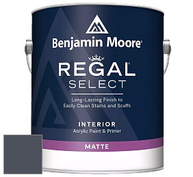 Benjamin Moore 548 IRegal Select Interior Paint - Matte краска цвет 833 Evening Sky