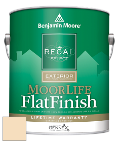 Benjamin Moore W105 Regal Select Exterior Paint-MoorLife Flat Finish краска цвет 924 San Mateo Beaches