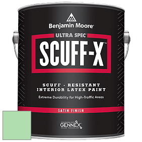 Benjamin Moore 486 Ultra Spec SCUFF-X Interior Satin Finish краска цвет 2033-50 Bud Green