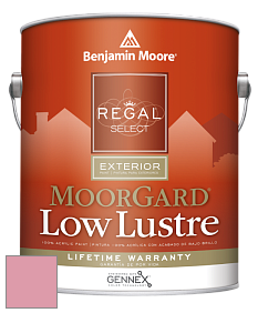 Benjamin Moore W103 Regal Select Exterior Paint-MoorGard Low Lustre Finish краска цвет 1340 Pink Ribbon